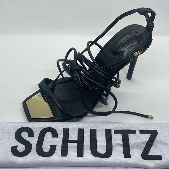 Schutz tie up sandal (6.5) - Picture 2 of 15